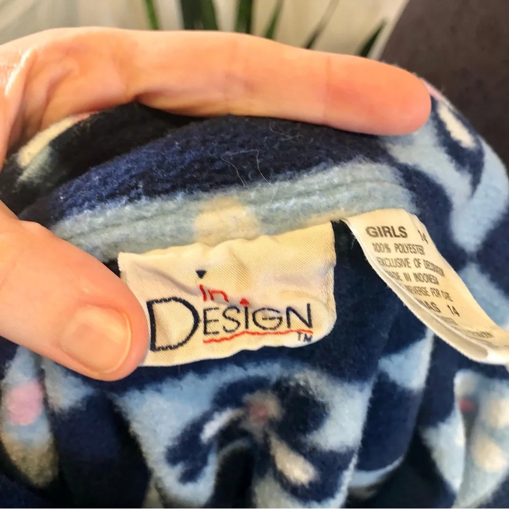 ❤️ LAST DAY Vintage Y2K Retro Floral Print 3/4 Zip Fleece Pullover Jacket - Picture 13 of 14